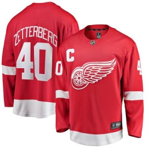 NHL Detroit Red Wings Trikot #40 Henrik Zetterberg Breakaway Rot Fanatics Branded Heim